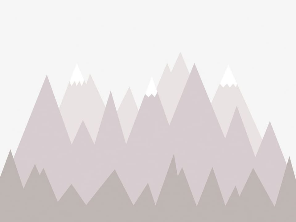 Fototapeta Geometryczne góry na jasnym tle