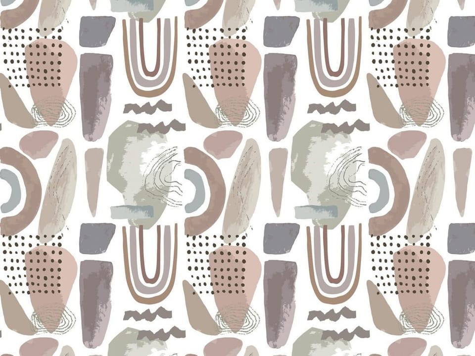 Fototapeta Geometryczne Wzory w Pastelach