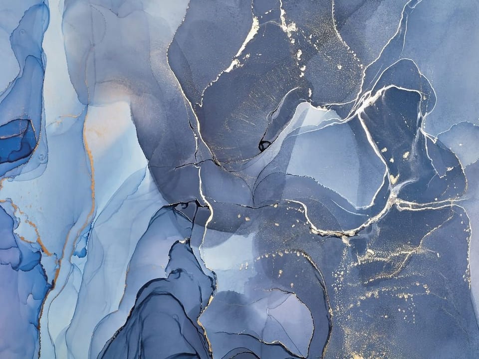 Fototapeta Abstrakcyjne Niebieskie Wzory