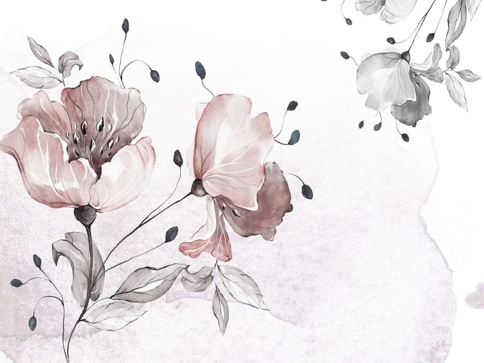 Fototapeta Delikatne tulipany na gałązkach