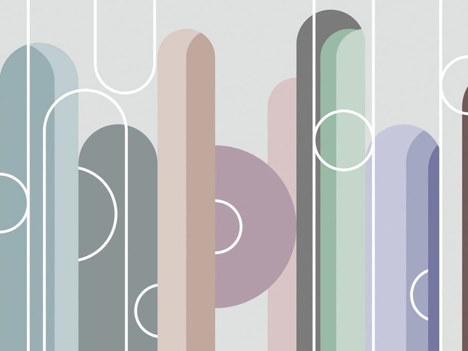 Fototapeta Kolorowe Kształty Geometryczne