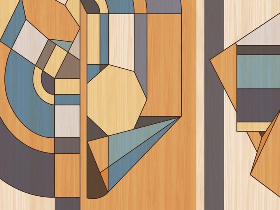 Fototapeta Geometryczne Wzory w Kolorach Ziemi