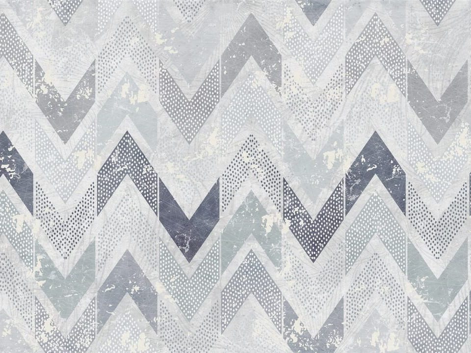 Fototapeta Zygzakowaty wzór w szarościach