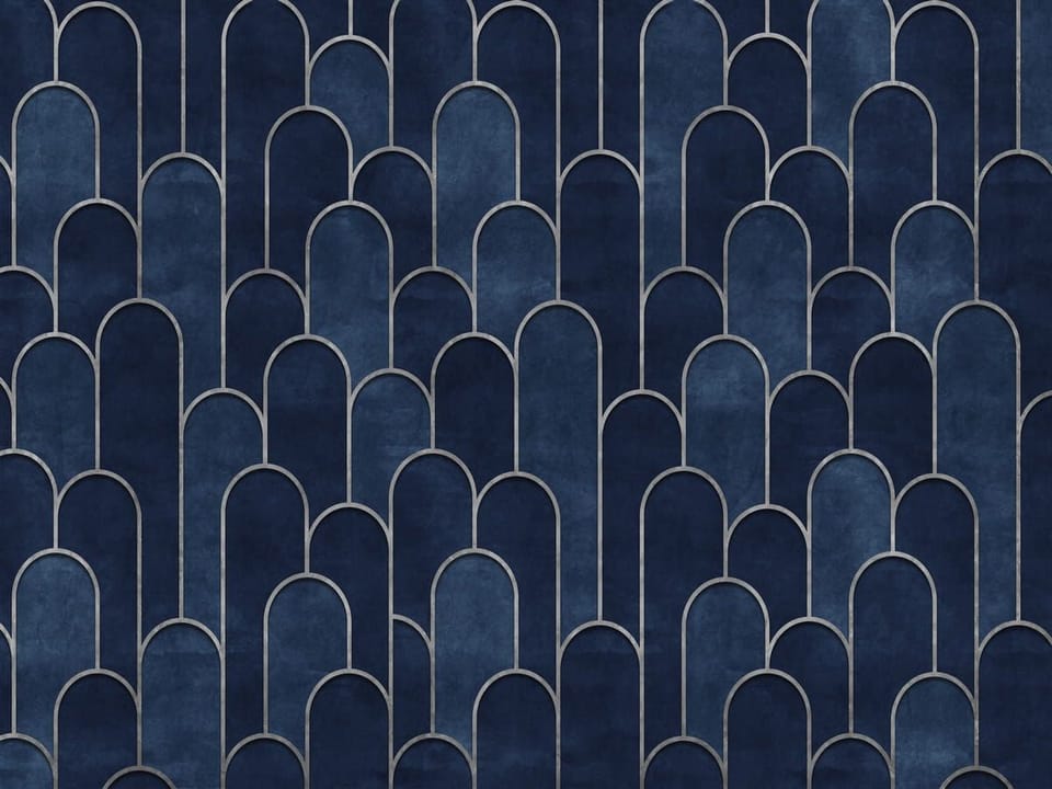 Fototapeta Geometryczny wzór z łukami