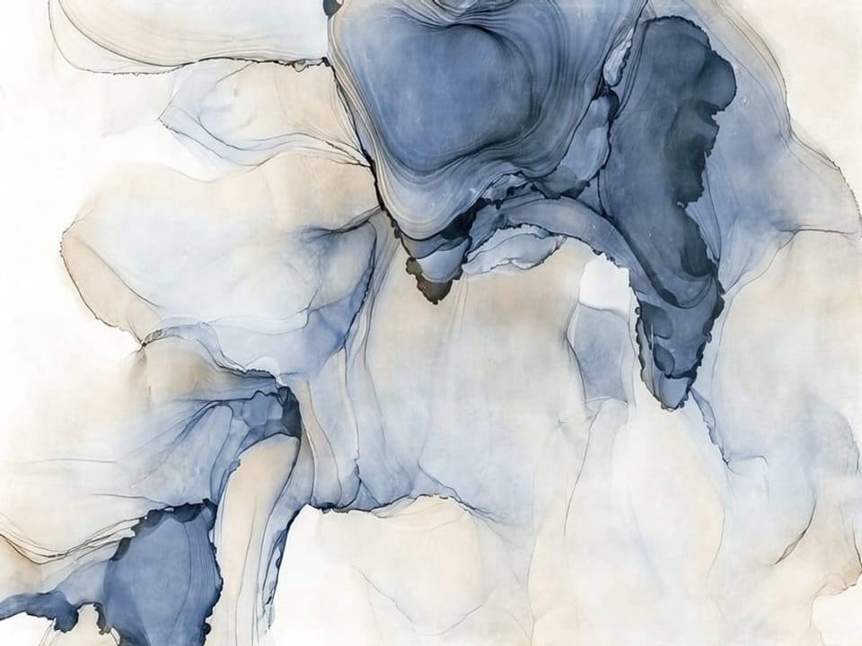 Fototapeta Abstrakcyjne Niebieskie Formy