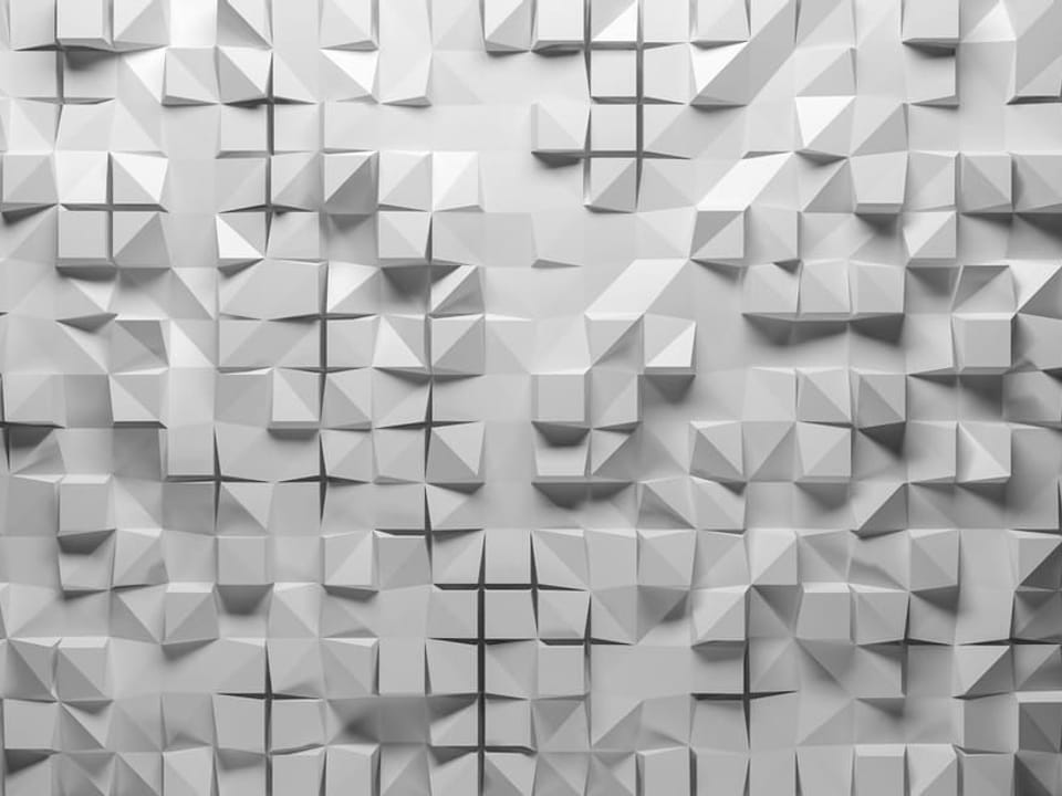 Fototapeta Trójwymiarowe formy geometryczne