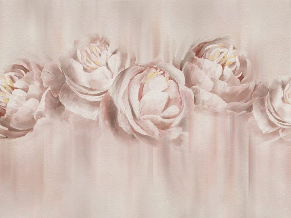 Fototapeta Delikatne piwonie w pastelach