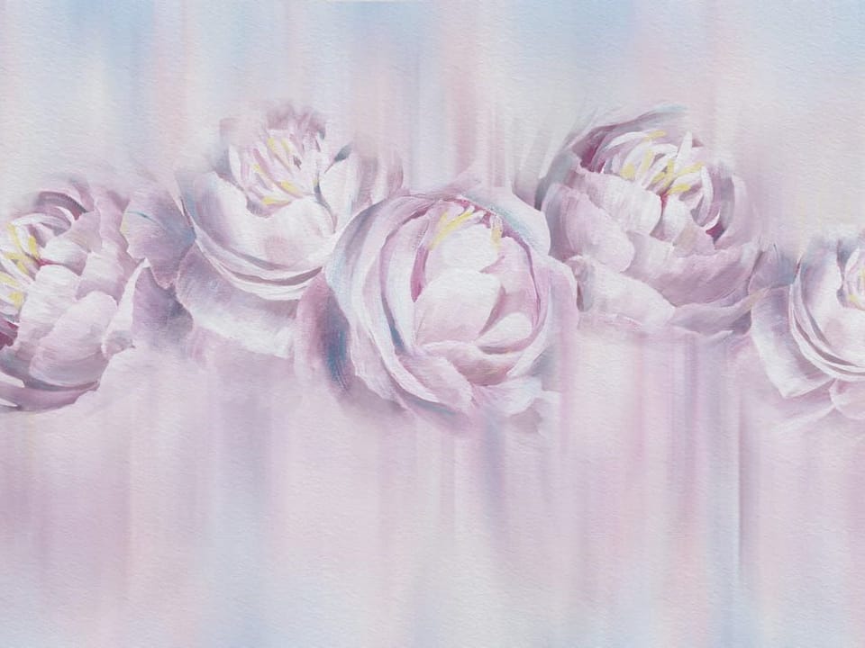 Fototapeta Delikatne Piwonie w Pastelach