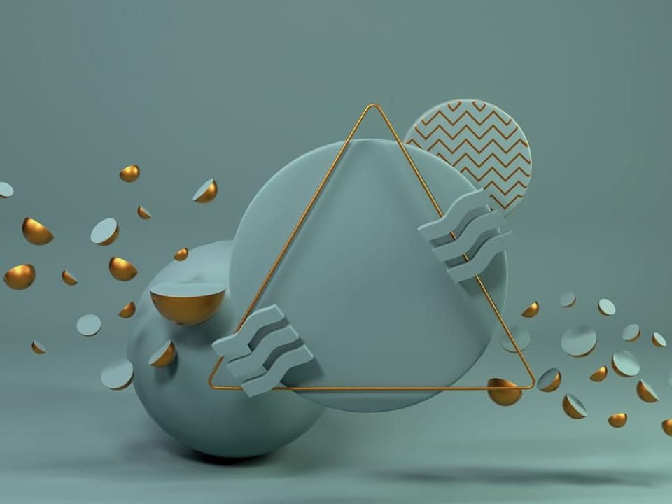 Fototapeta Abstrakcyjne geometryczne kształty