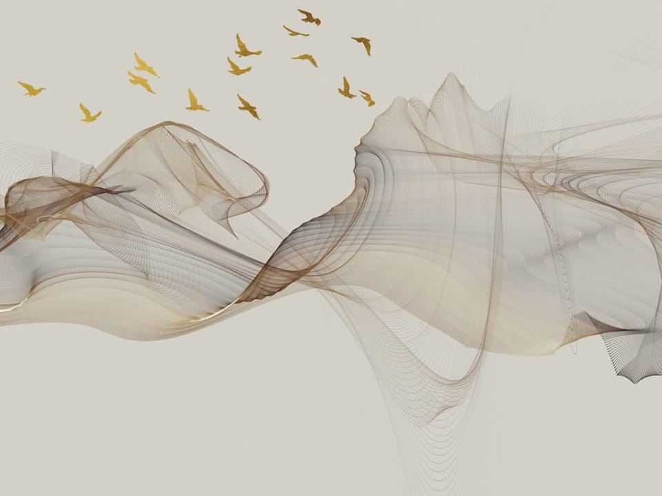 Fototapeta Abstrakcyjne fale i linie