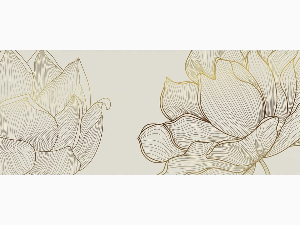 Fototapeta Lilie z liniowym wzorem