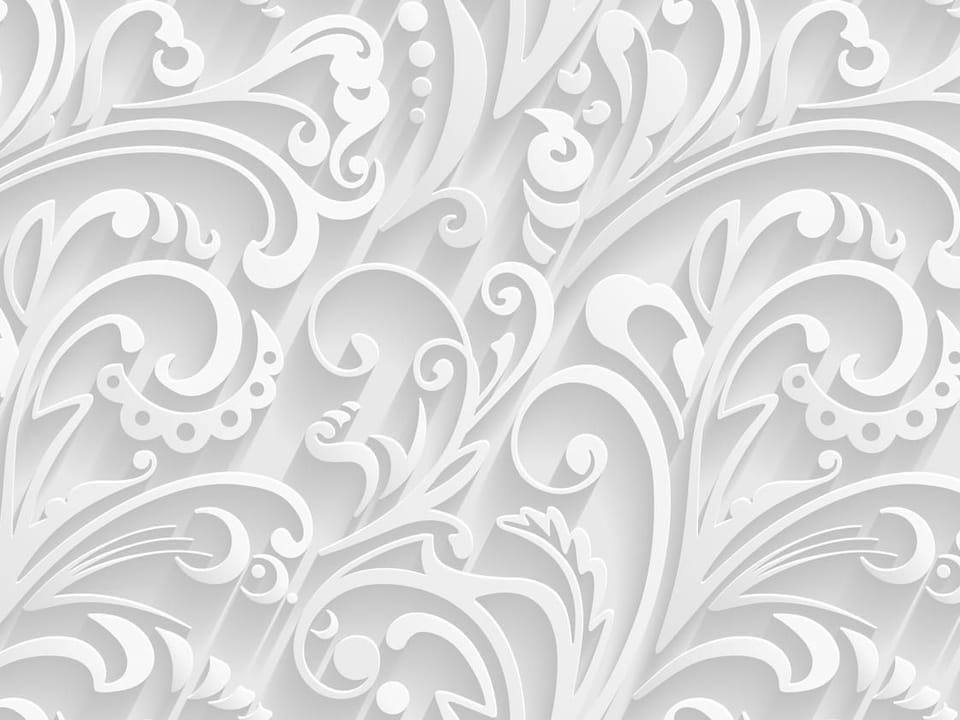 Fototapeta Ornamenty roślinne w reliefie