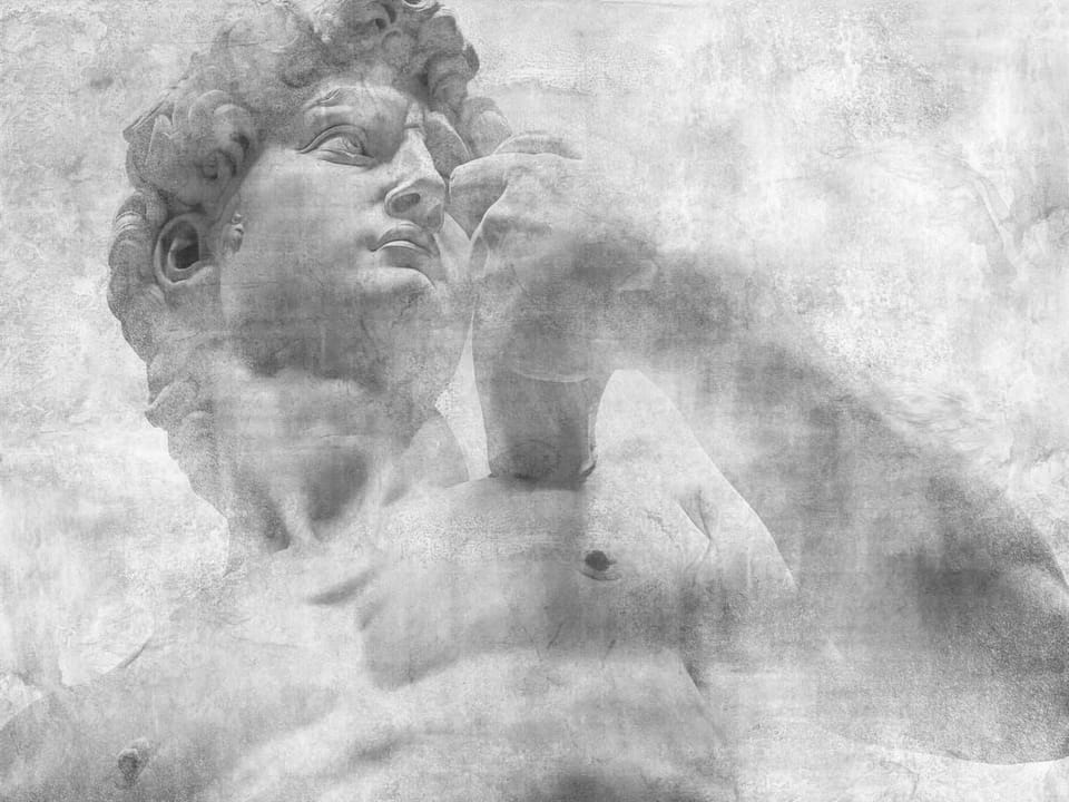 Fototapeta Kamienna rzeźba mężczyzny