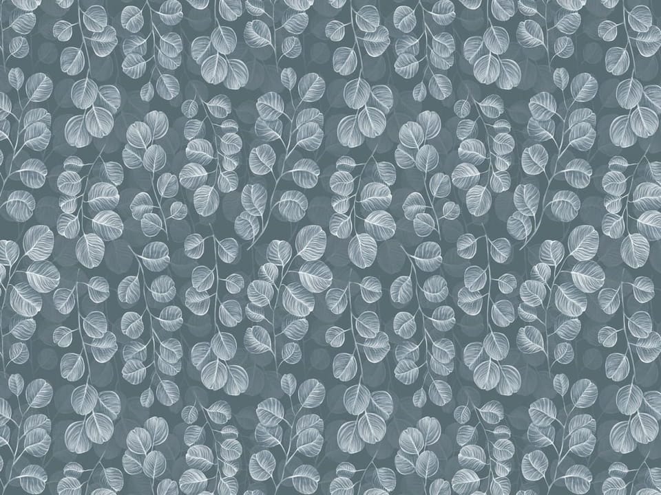 Fototapeta Liście na Gałązkach w Odcieniach