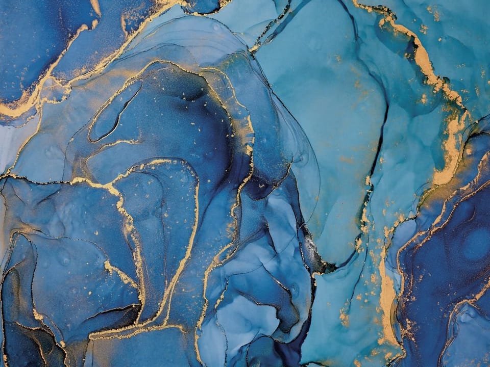 Fototapeta Abstrakcyjne Niebieskie Wzory