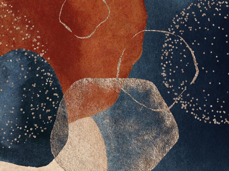 Fototapeta Abstrakcyjne Kształty Akwarela