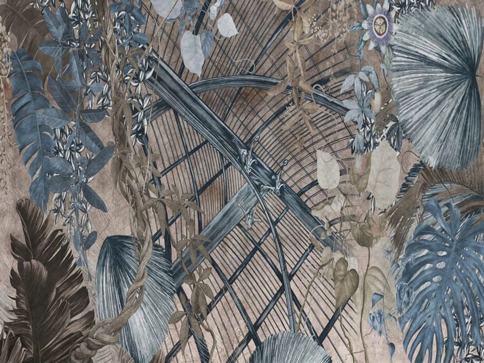 Fototapeta Rośliny pnące na konstrukcji