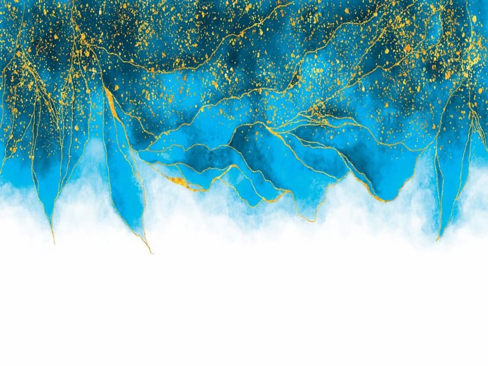 Fototapeta Abstrakcyjne Niebieskie Wzory