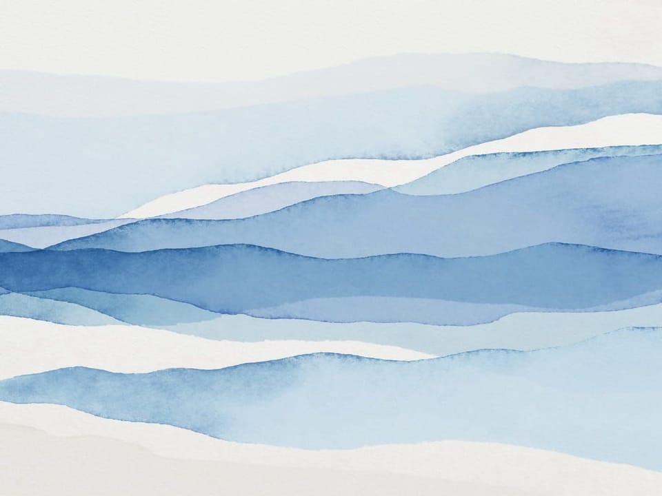 Fototapeta Abstrakcyjne niebieskie fale