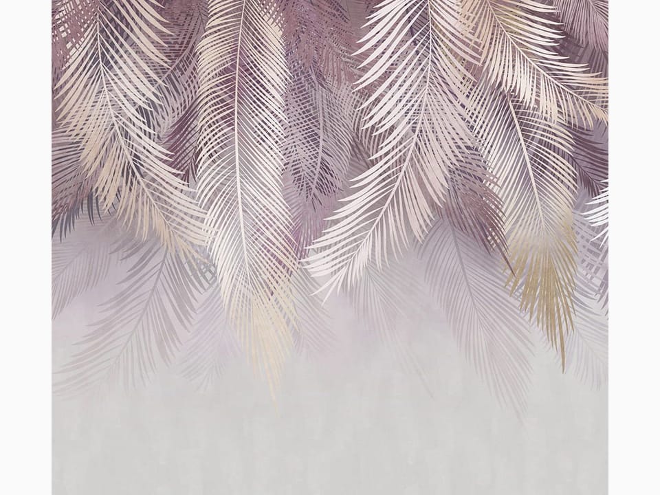 Fototapeta Pastelowe Liście Palmowe