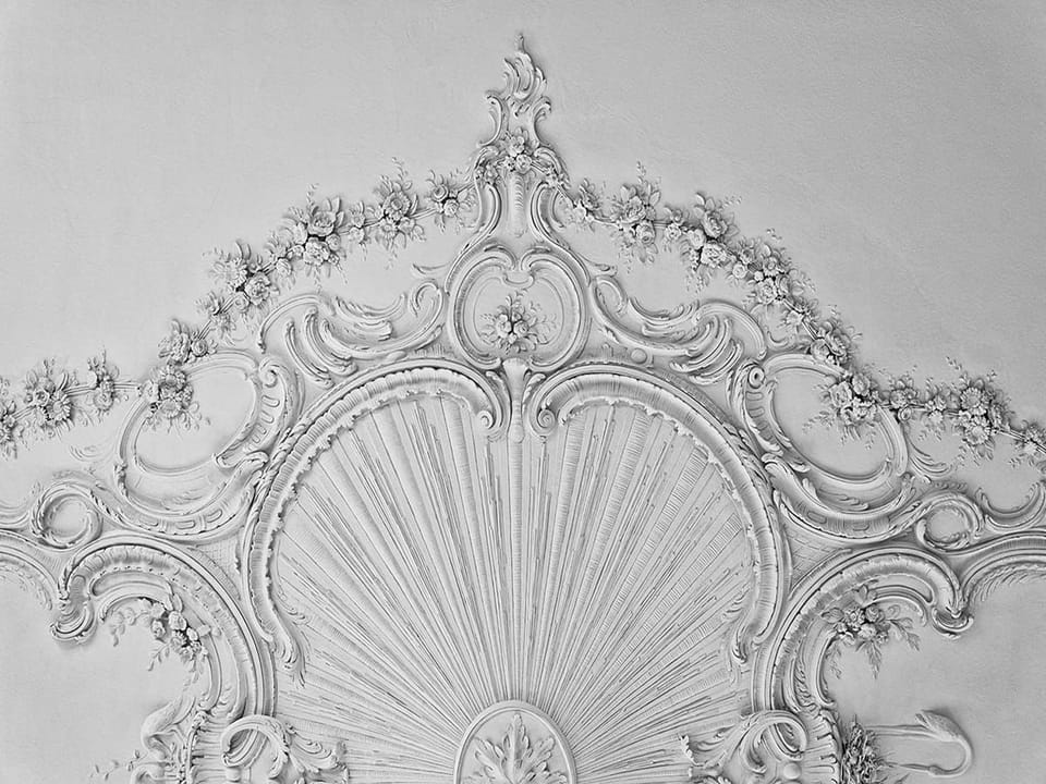 Fototapeta Dekoracyjny ornament na suficie