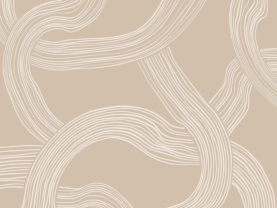 Fototapeta Abstrakcyjne Linie na Beżowym Tle