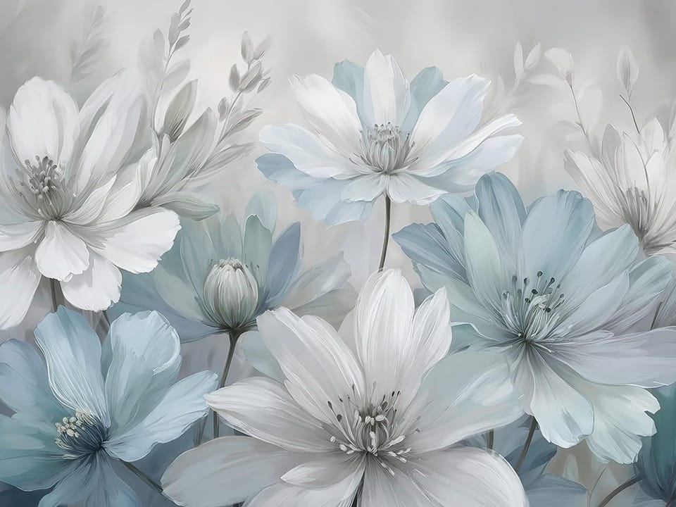 Fototapeta Pastelowe Kwiaty Polne