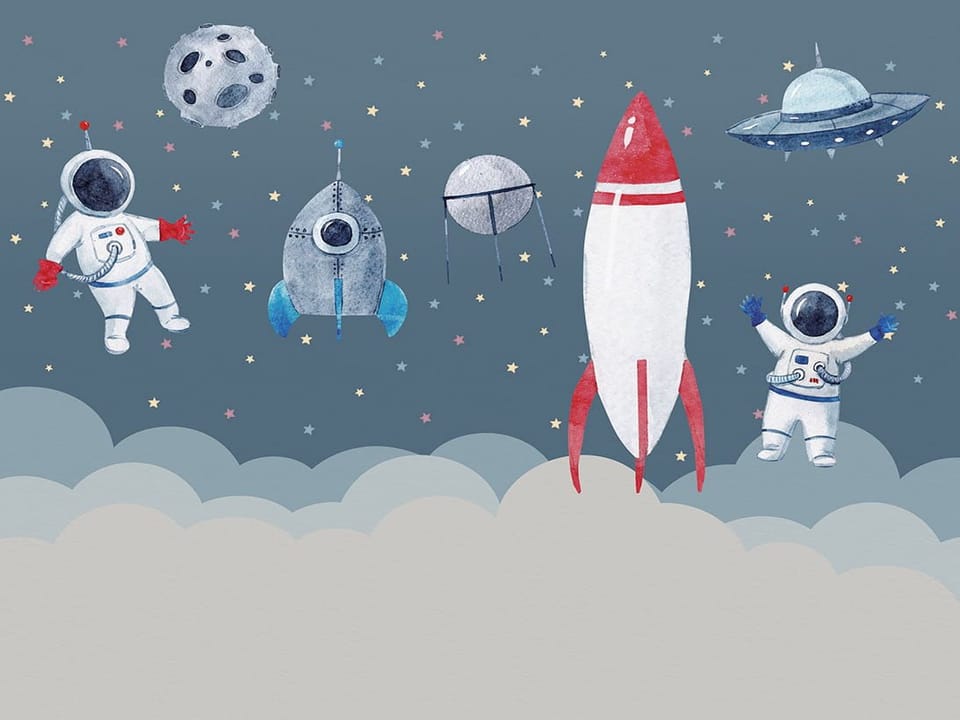 Fototapeta Kosmiczna przygoda dla dzieci