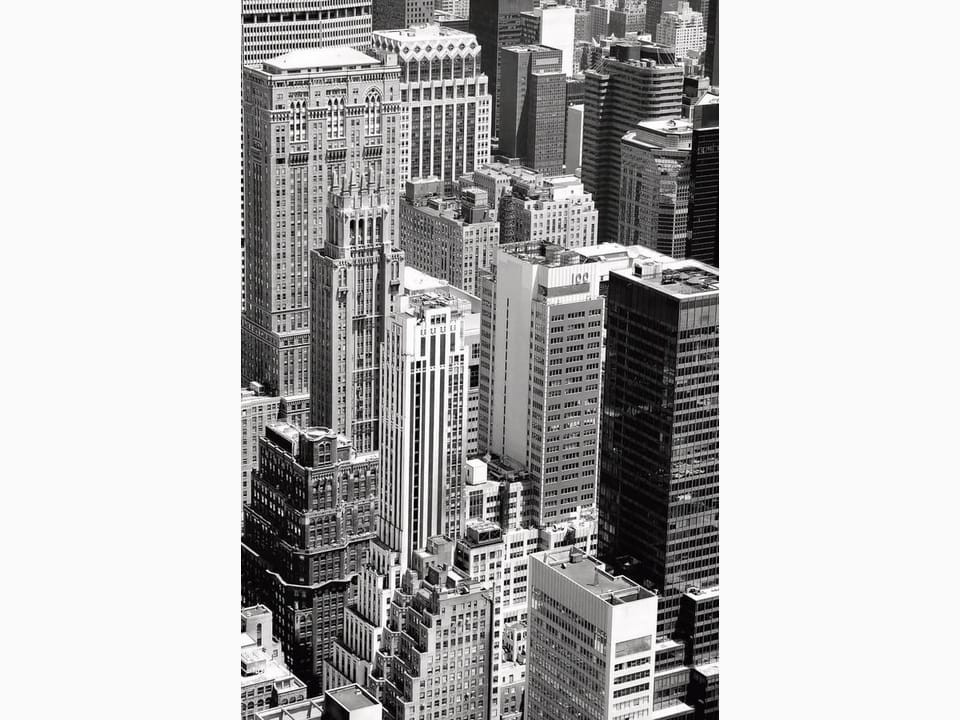 Fototapeta Panorama miejskich wieżowców