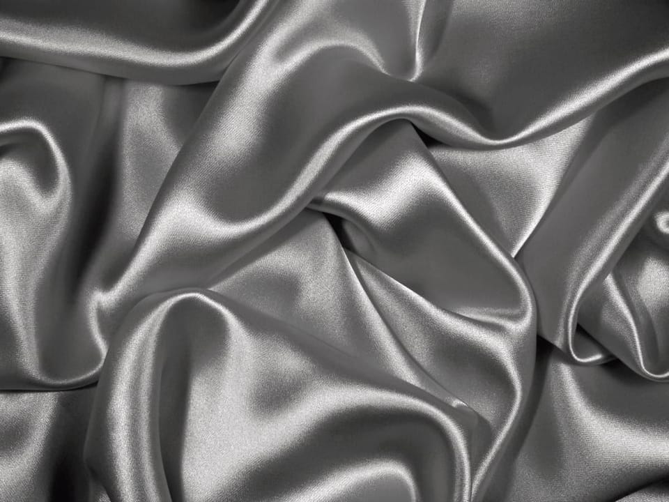 Fototapeta Srebrne Fałdy Materiału na wymiar