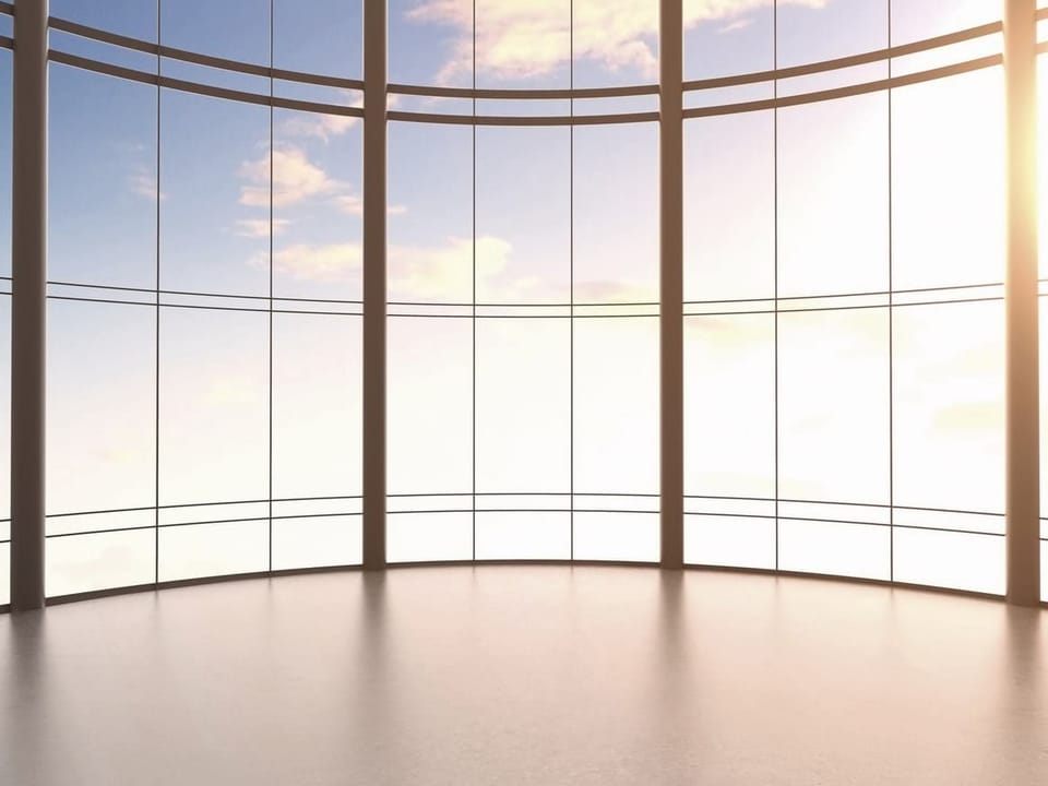 Fototapeta Panoramiczny widok z okna na wymiar