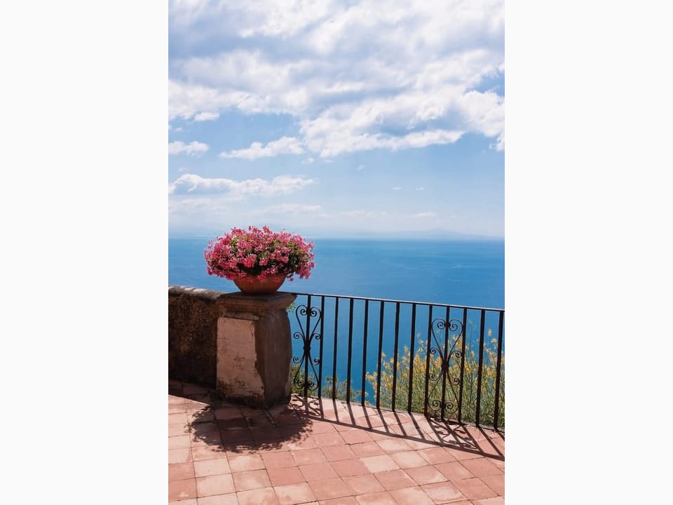 Fototapeta Taras z Widokiem na Morze