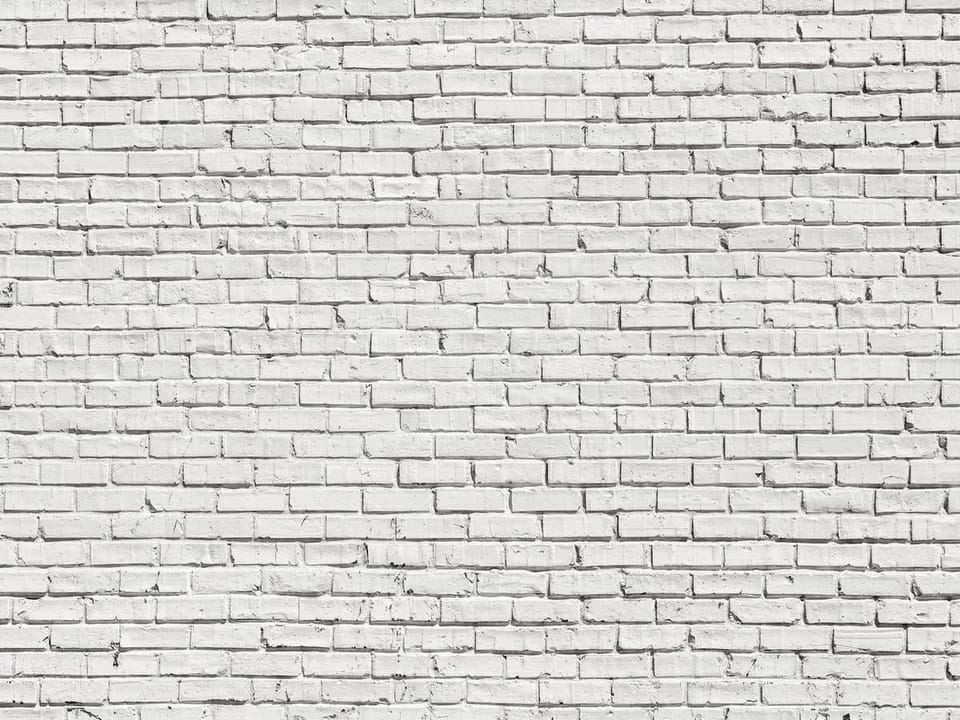 Fototapeta Biała ceglana ściana z fakturą na wymiar