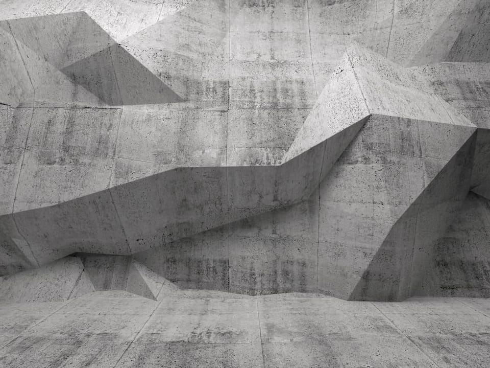 Fototapeta Geometryczne Struktury Betonowe na wymiar