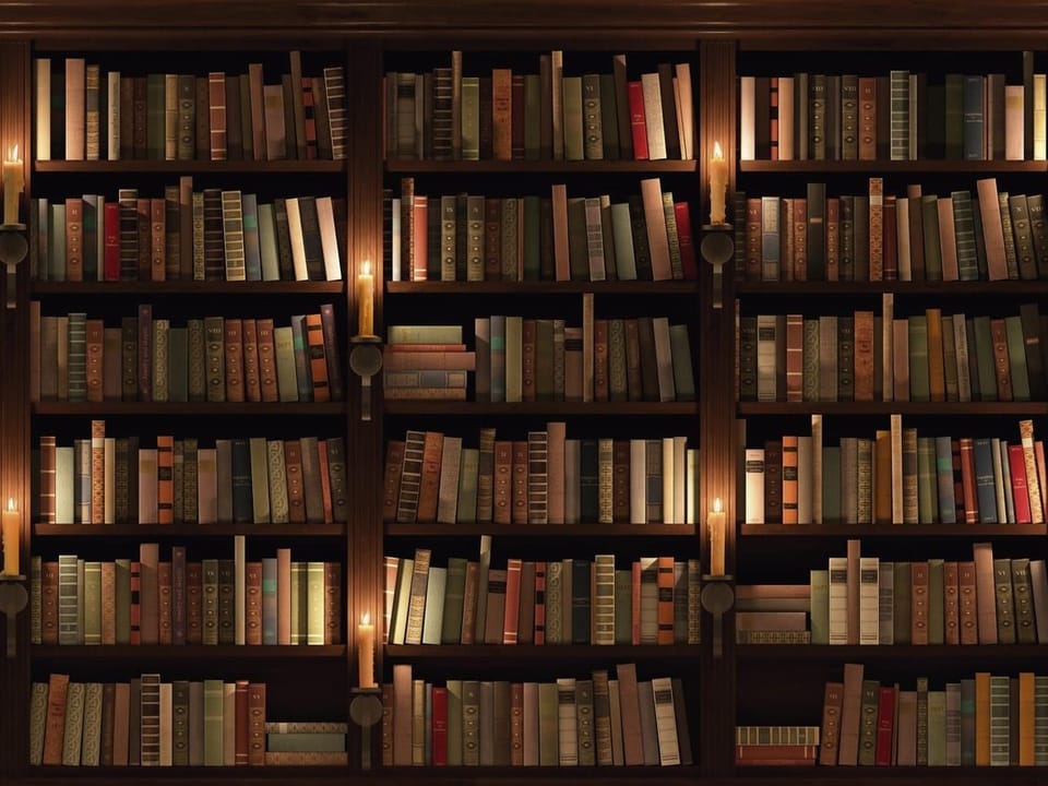 Fototapeta Drewniana biblioteczka z książkami na wymiar