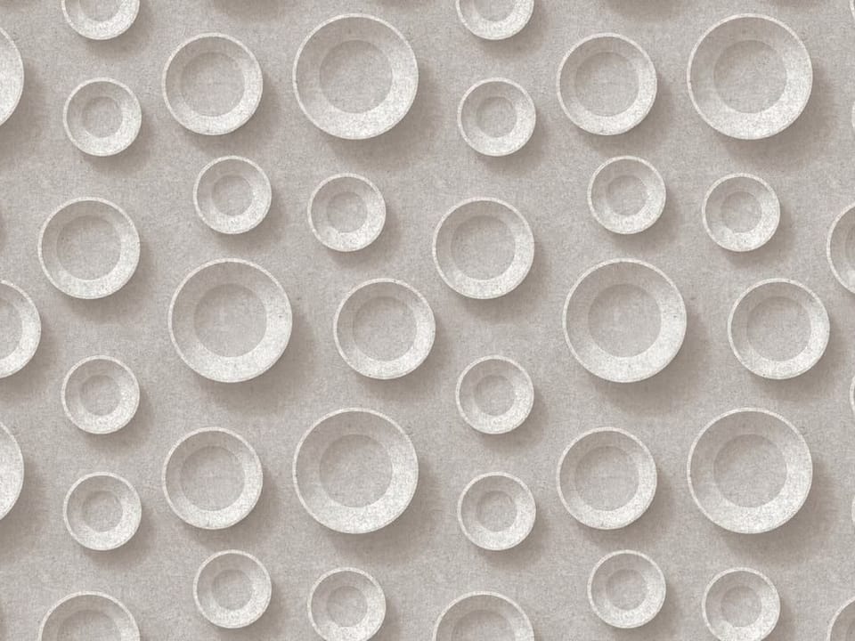Fototapeta Wzór z wypukłymi okręgami na wymiar