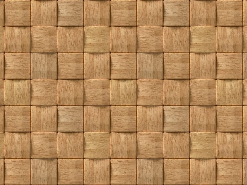 Fototapeta Drewniana plecionka 3D na wymiar