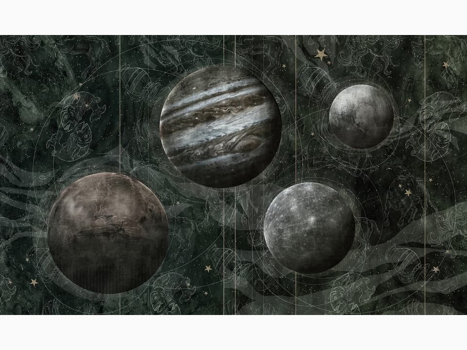 Fototapeta Kosmiczne Planety i Gwiazdy na wymiar