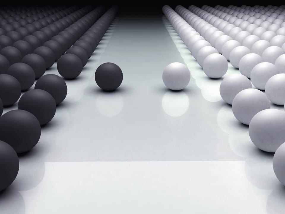 Fototapeta Geometryczne kule w 3D