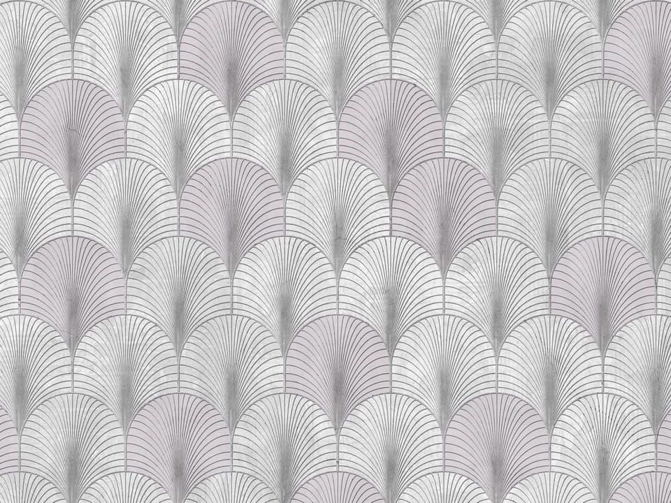Fototapeta Geometryczny wzór wachlarzy na wymiar