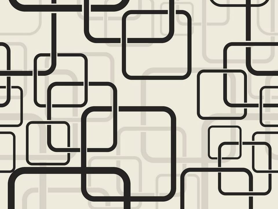 Fototapeta Geometryczny wzór z czarnymi liniami na wymiar