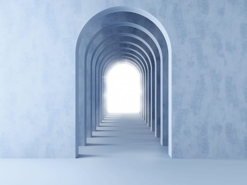 Fototapeta 3D Tunel z Łukowatymi Przejściami na wymiar