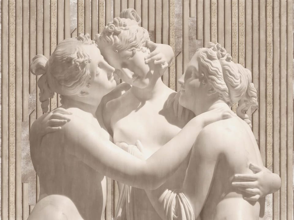 Fototapeta Klasyczne rzeźby kobiet na wymiar