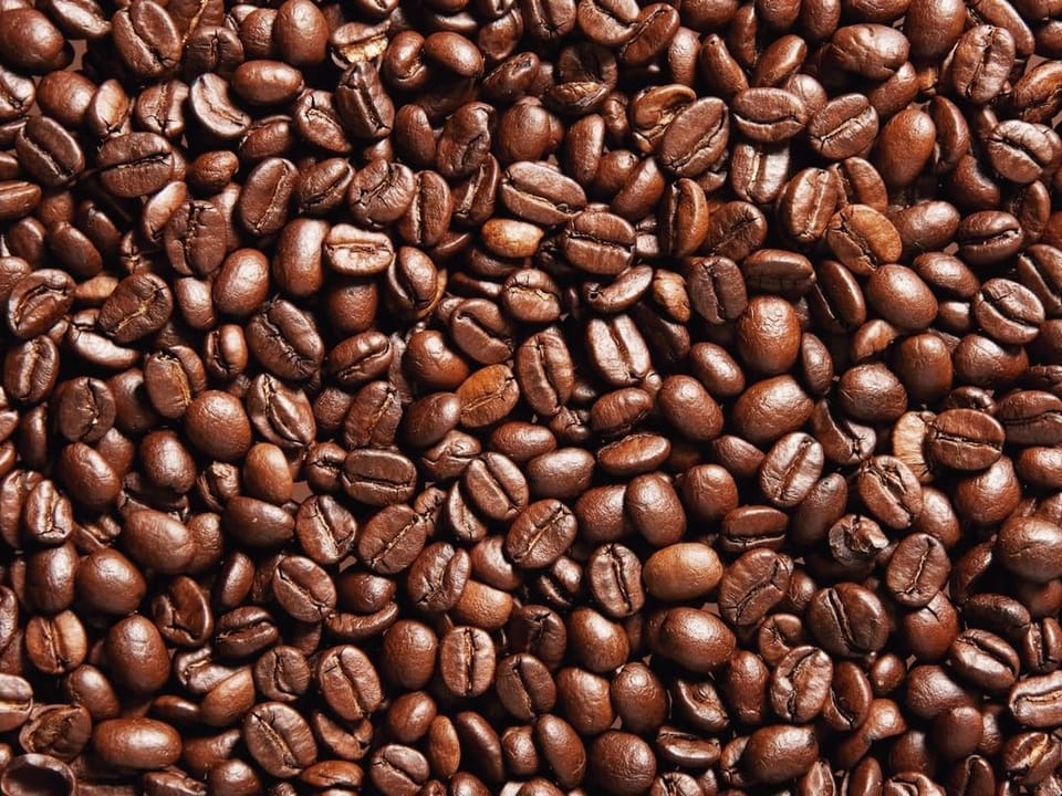 Fototapeta Ziarna kawy w odcieniach brązu