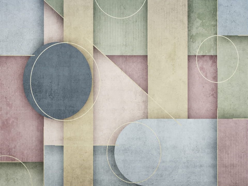 Fototapeta Geometryczne kształty i linie na wymiar