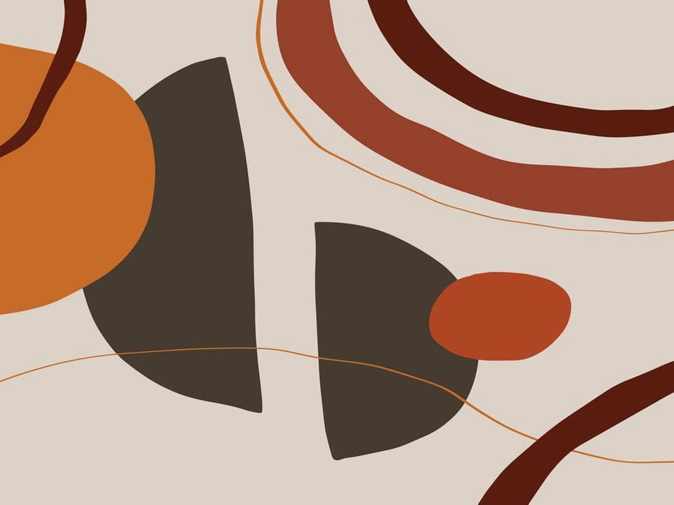 Fototapeta Abstrakcyjne kształty i linie na wymiar