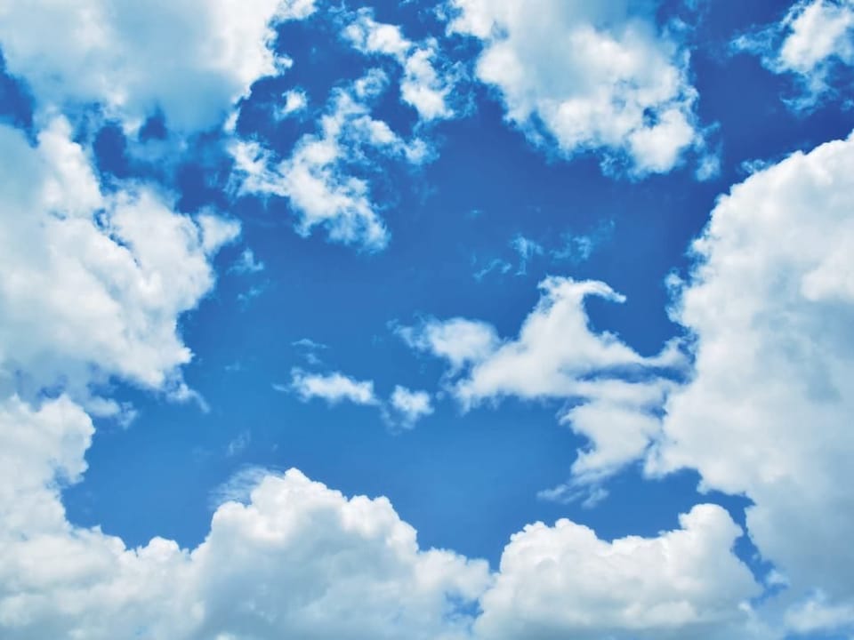 Fototapeta Błękitne Niebo z Chmurami