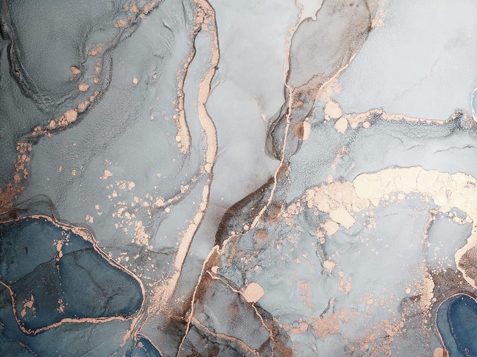 Fototapeta Abstrakcja Fluid Art z Niebieskim na wymiar