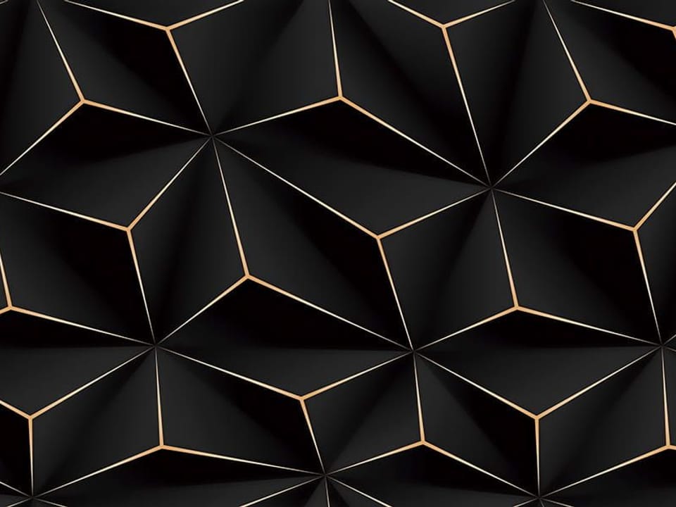 Fototapeta Geometryczne piramidy 3D na wymiar