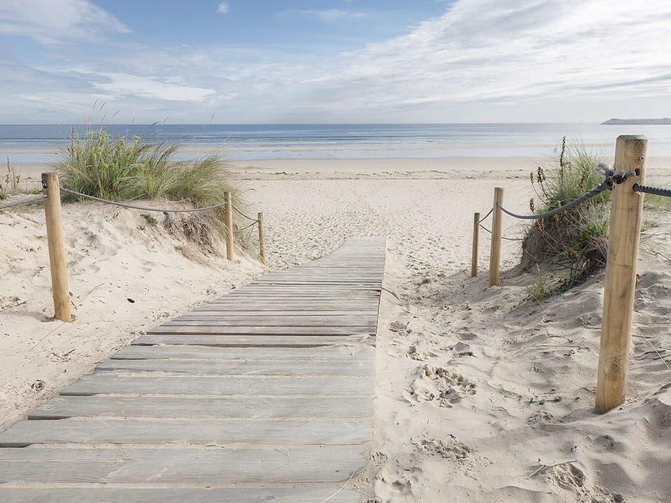Fototapeta Ścieżka na plaży przy morzu na wymiar